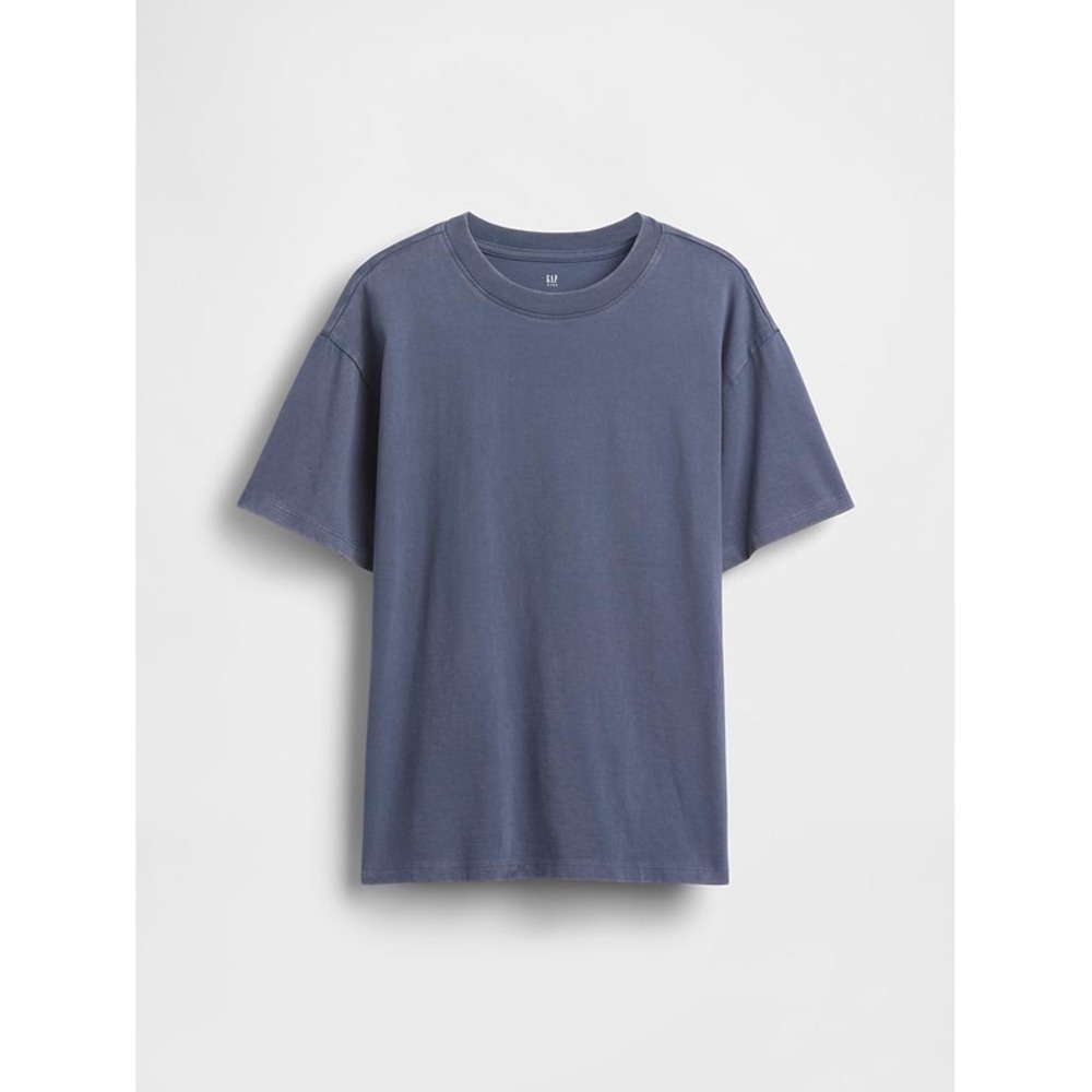 Gap Kids Blue Gray Cotton Crewneck Short Sleeve T-Shirt